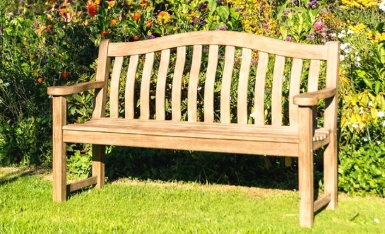 Product photograph of Alexander Rose Sherwood Turnberry Bench 4ft from Choice Furniture Superstore.