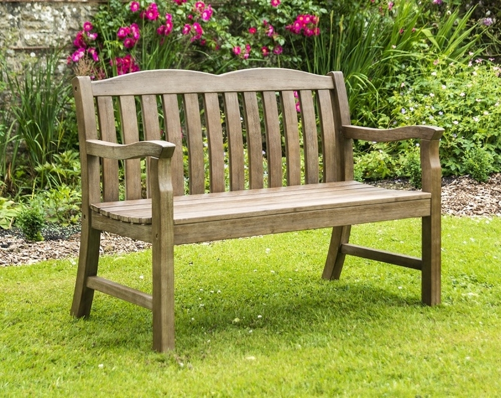 Product photograph of Alexander Rose Sherwood Cuckfield Bench 4ft from Choice Furniture Superstore.