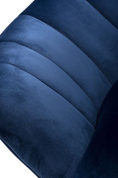 Product photograph of Stella Navy Fabric Accent Chair from Choice Furniture Superstore.
