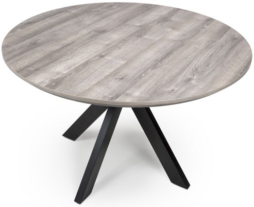 Product photograph of Manhattan Grey 120cm Round Dining Table - 4 Seater from Choice Furniture Superstore.