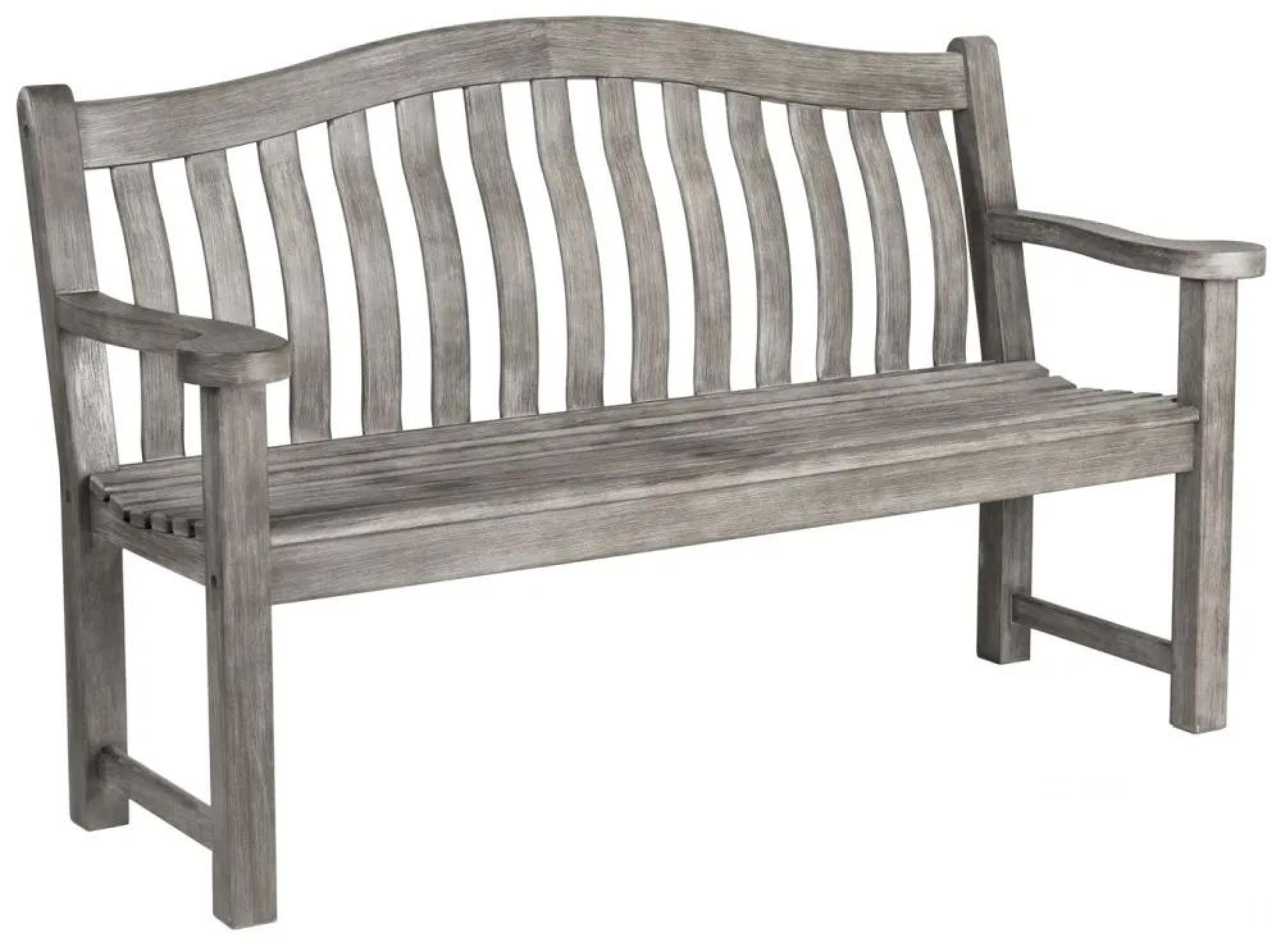 Product photograph of Alexander Rose Old England Grey Painted Turnberry Bench 5ft from Choice Furniture Superstore.