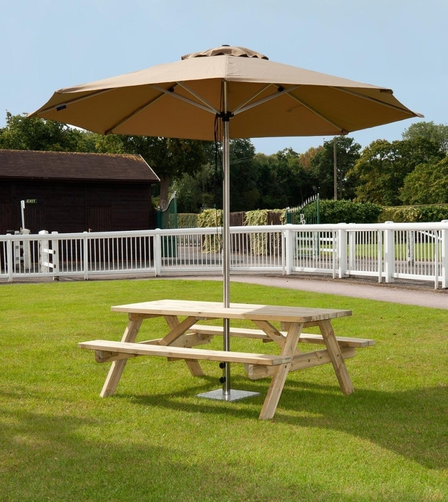 Product photograph of Alexander Rose Pine Woburn Picnic Table 5ft from Choice Furniture Superstore.
