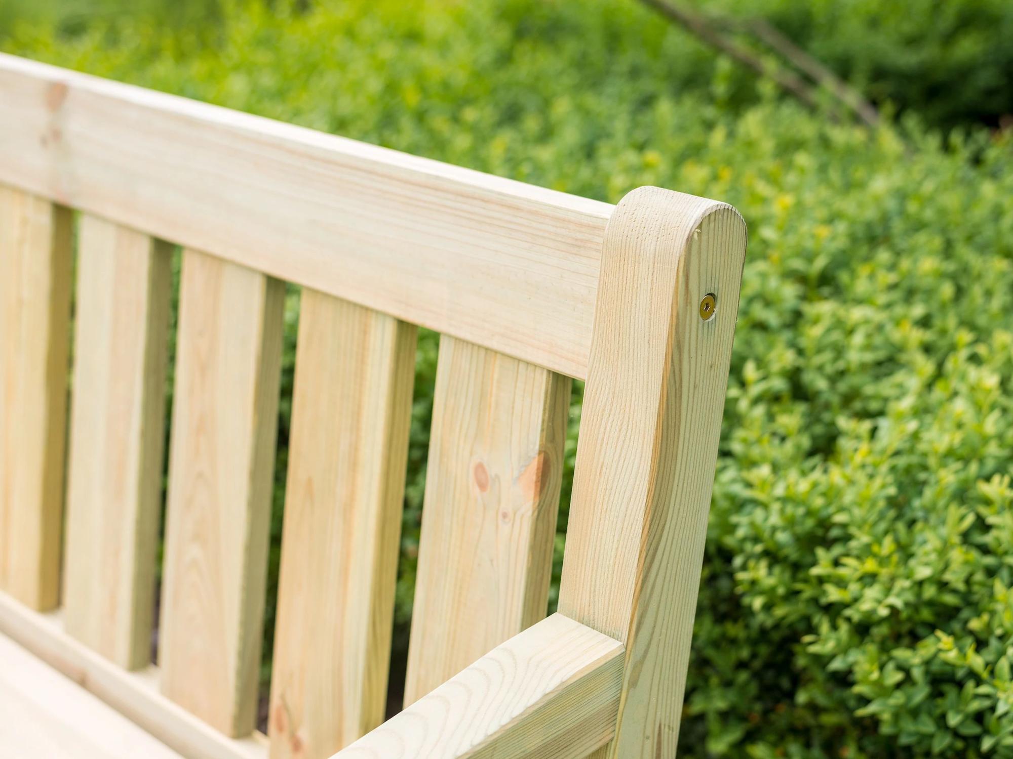 Product photograph of Alexander Rose Pine Marlow Bench 4ft from Choice Furniture Superstore.