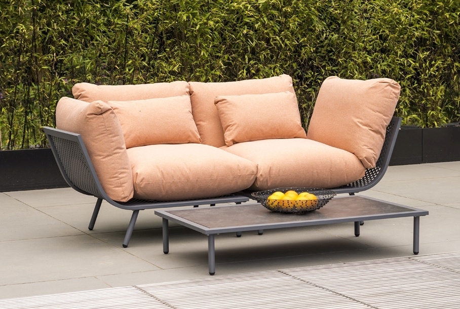 Product photograph of Alexander Rose Beach Lounge Flint Corner Module With Cushion from Choice Furniture Superstore.