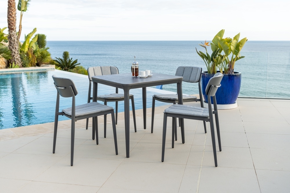 Product photograph of Alexander Rose Rimini Stacking Dining Chair Sold In Pairs from Choice Furniture Superstore.
