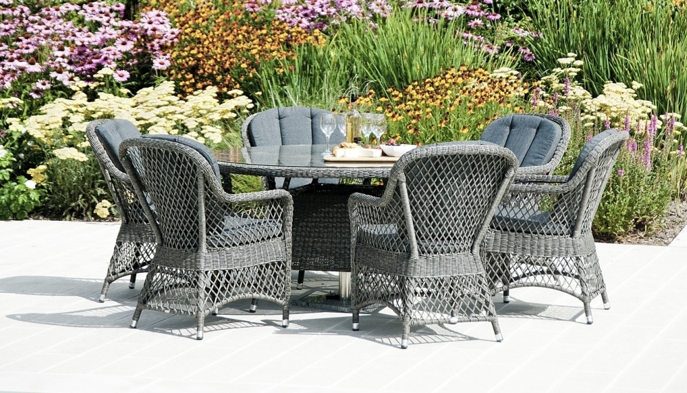 Product photograph of Alexander Rose Monte Carlo Open Weave Dining Chair Sold In Pairs from Choice Furniture Superstore.