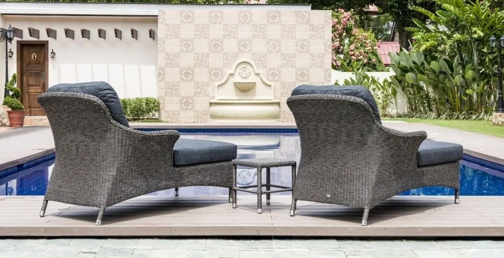 Product photograph of Alexander Rose Monte Carlo Relax Lounger With Cushionz from Choice Furniture Superstore.