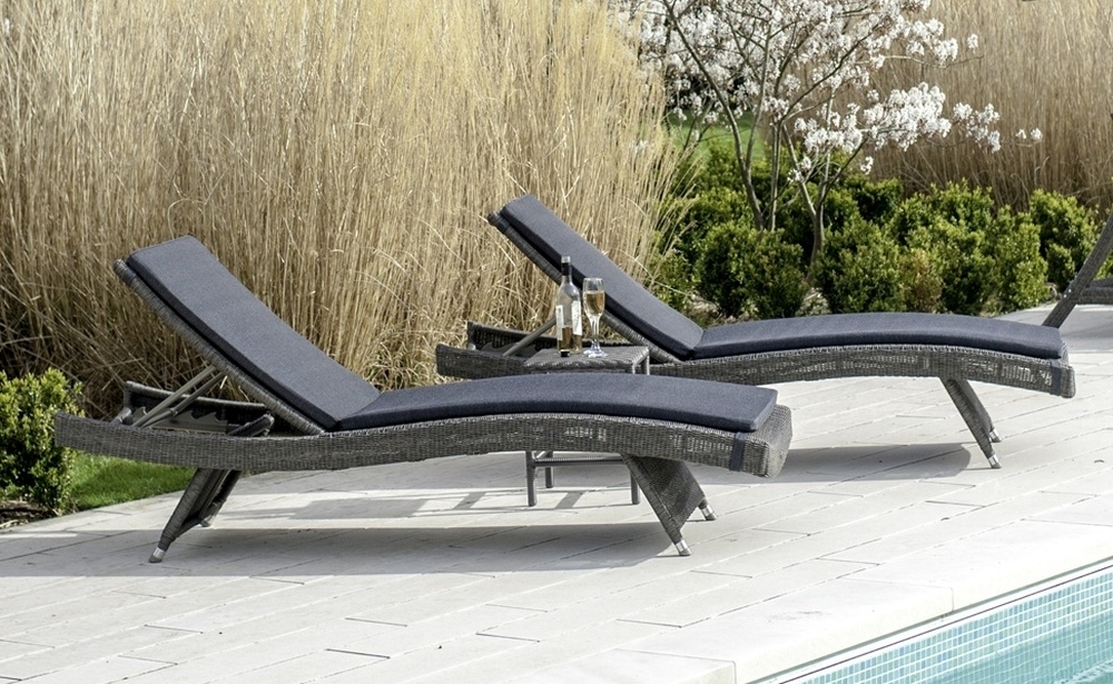 Product photograph of Alexander Rose Monte Carlo Adjustable Sunbed from Choice Furniture Superstore.