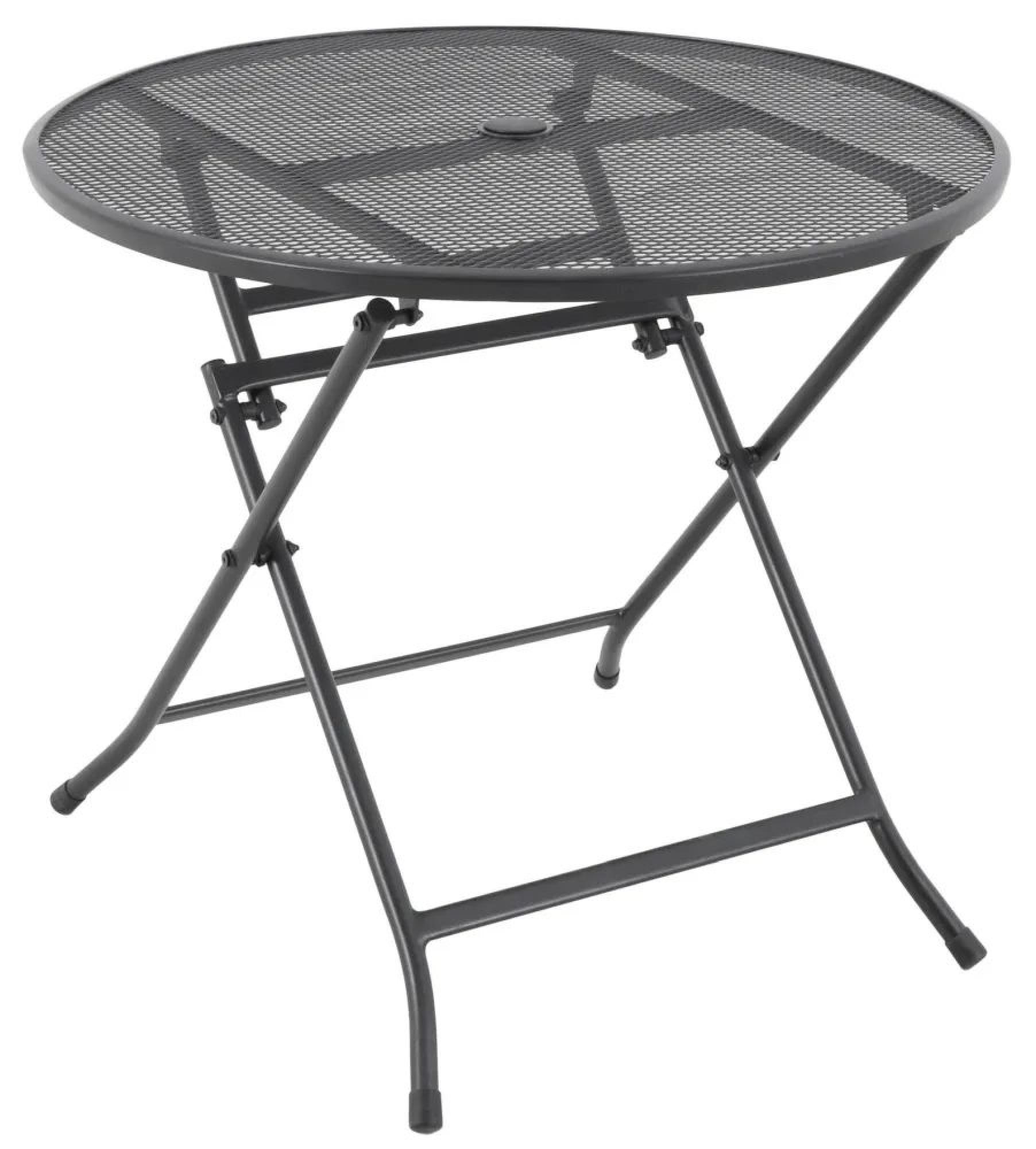 Product photograph of Alexander Rose Portofino Round Folding Table from Choice Furniture Superstore.