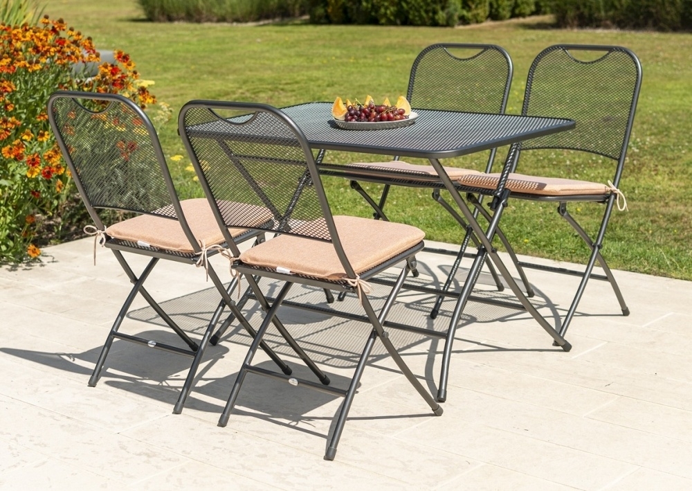 Product photograph of Alexander Rose Portofino Folding Table from Choice Furniture Superstore.