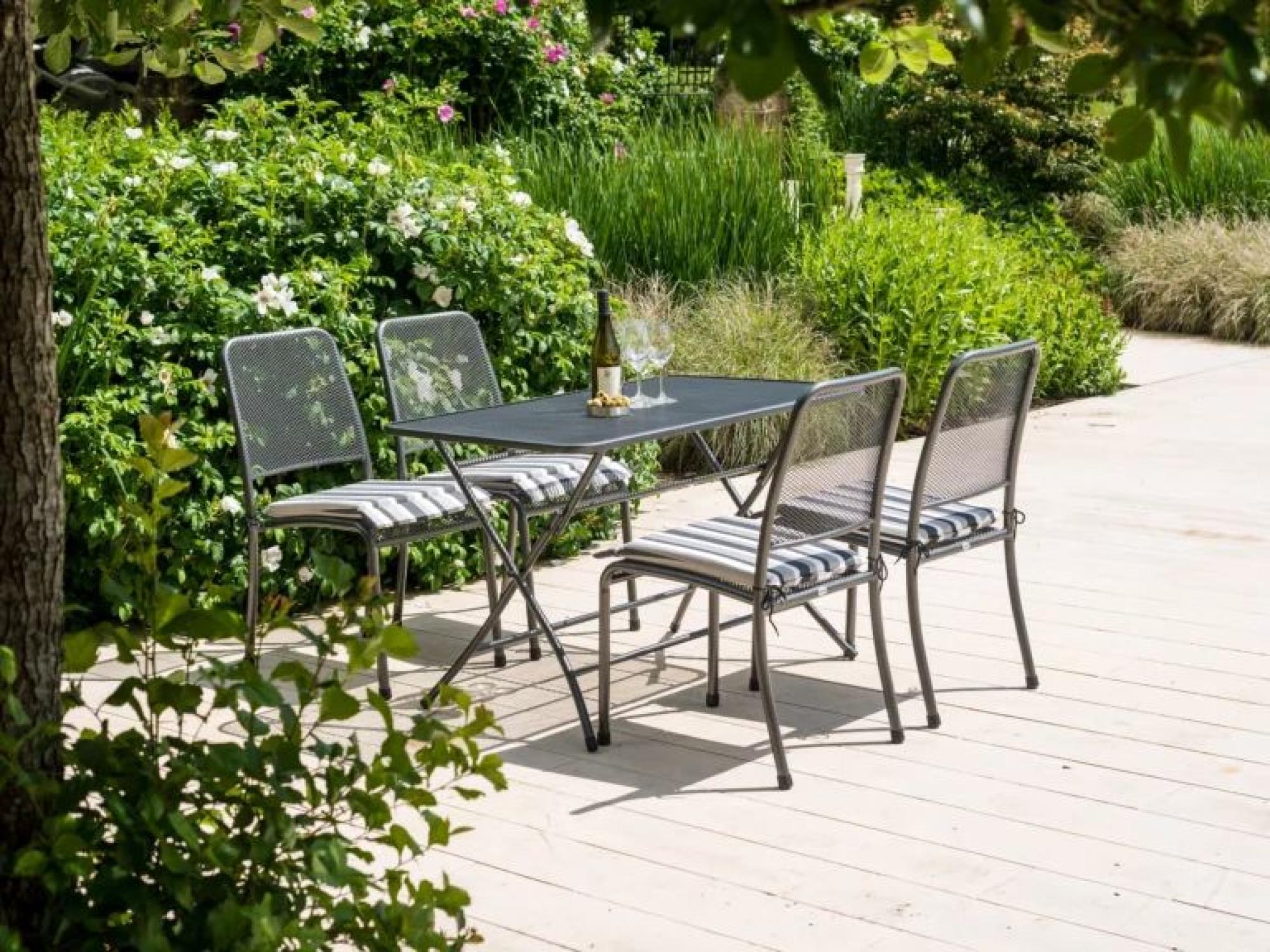 Product photograph of Alexander Rose Portofino Folding Table from Choice Furniture Superstore.