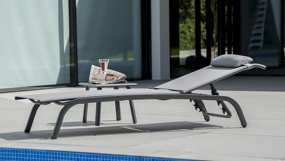 Product photograph of Alexander Rose Portofino Adjustable Stacking Sunbed from Choice Furniture Superstore.
