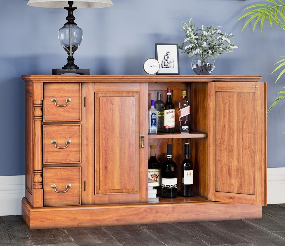 Product photograph of La Reine Mahogany Sideboard from Choice Furniture Superstore.
