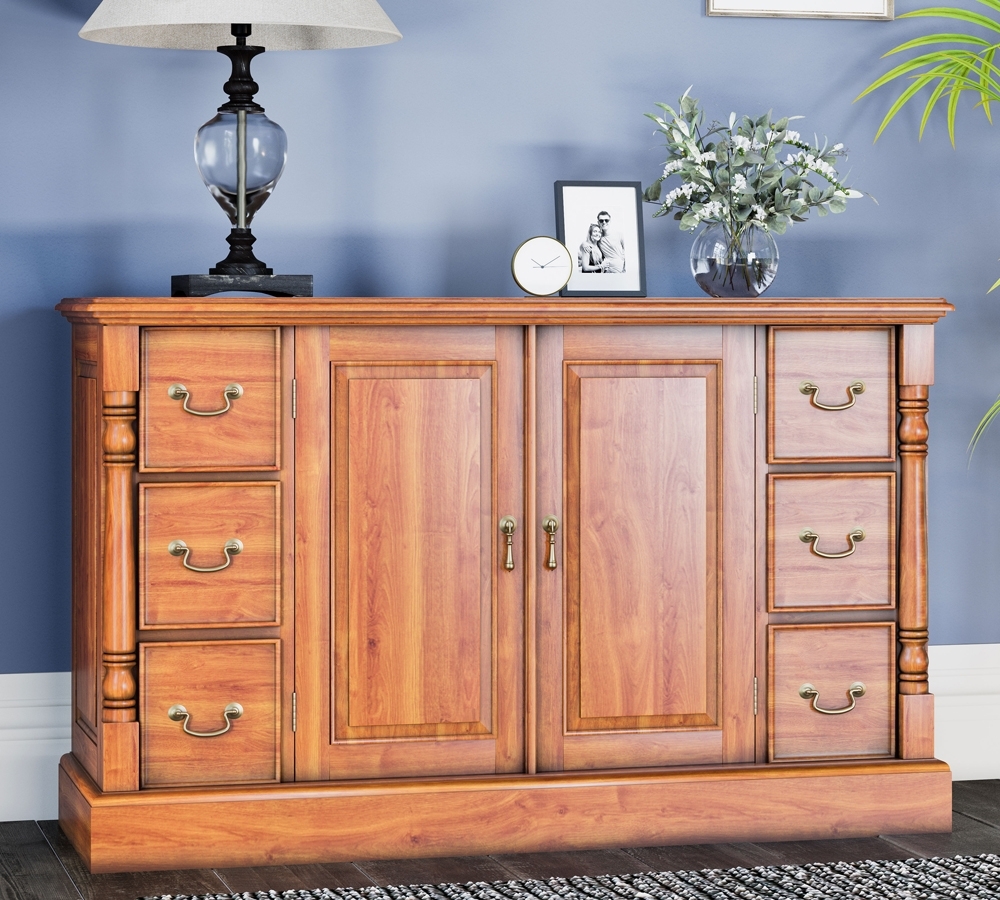 Product photograph of La Reine Mahogany Sideboard from Choice Furniture Superstore.