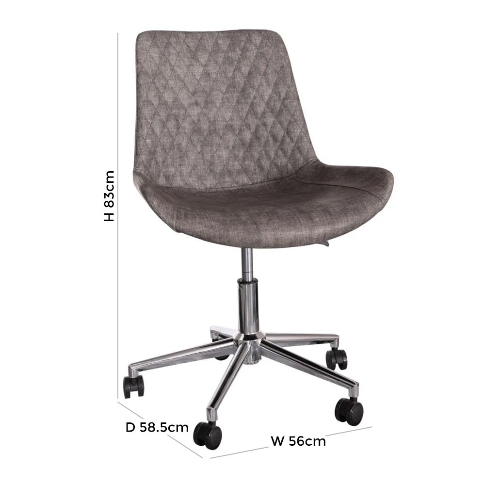 Product photograph of Fusion Fabric Swivel Chair from Choice Furniture Superstore.