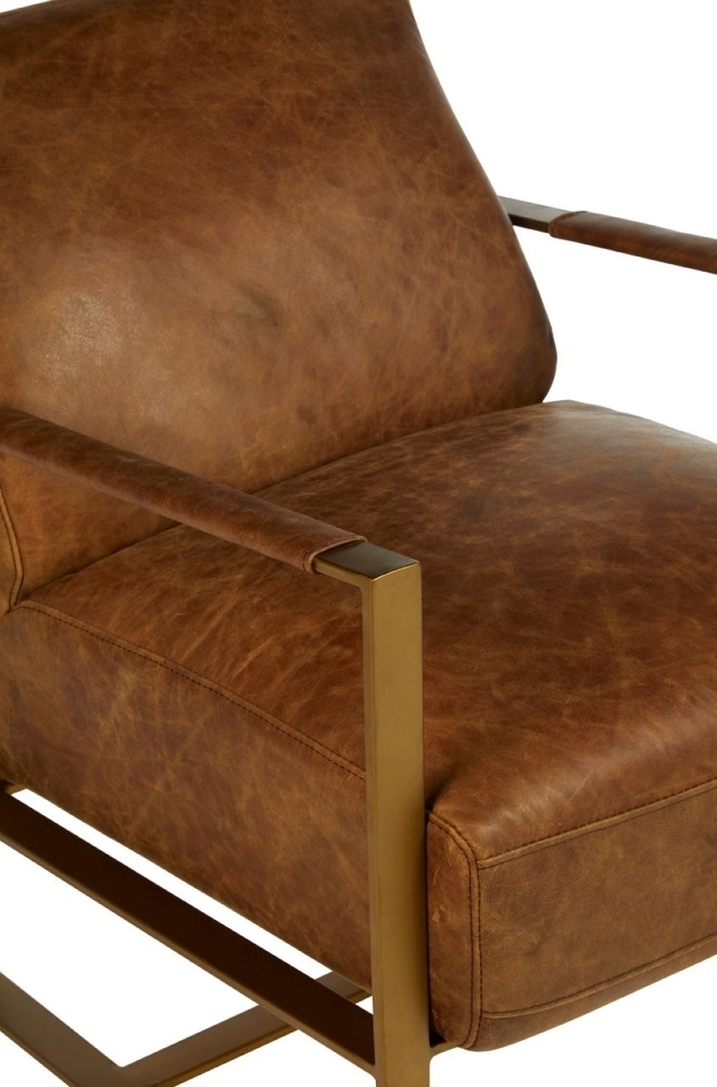 Product photograph of Bricelyn Genuine Rose Gold Lounge Chair from Choice Furniture Superstore.