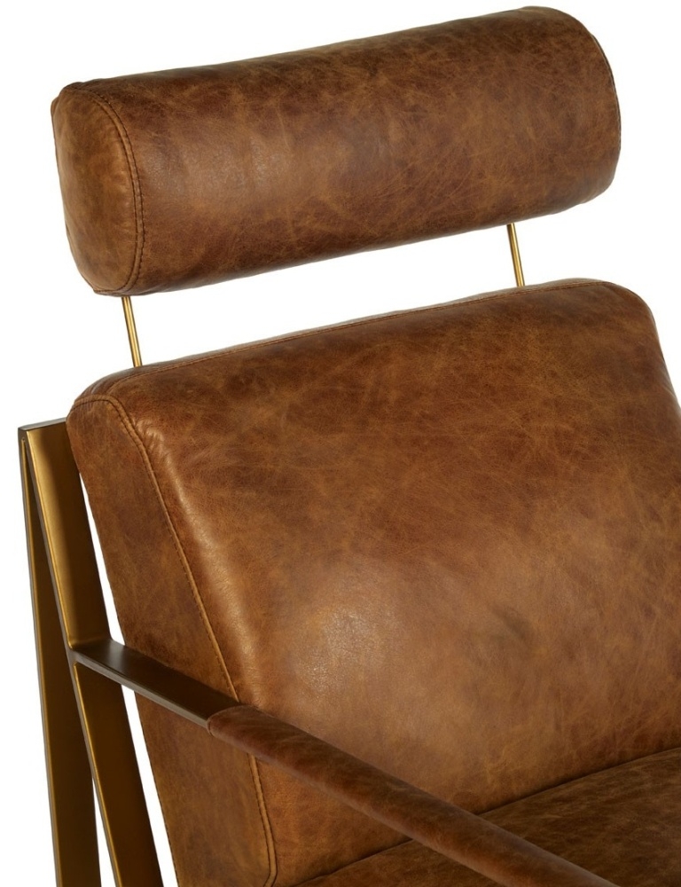 Product photograph of Bricelyn Genuine Rose Gold Lounge Chair from Choice Furniture Superstore.