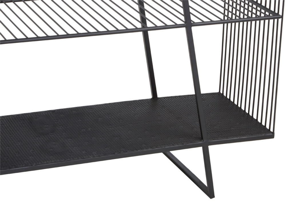 Product photograph of Bellwood Black Console Table With Grey Glass Top from Choice Furniture Superstore.
