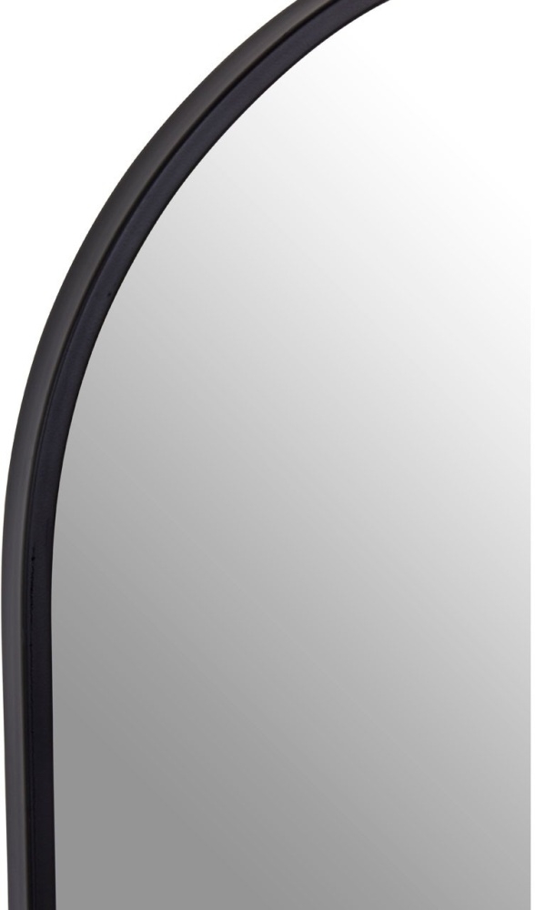 Product photograph of Bellwood Black Wall Mirror from Choice Furniture Superstore.