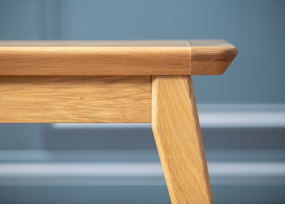 Product photograph of Addison Natural Oak Dining Bench from Choice Furniture Superstore.