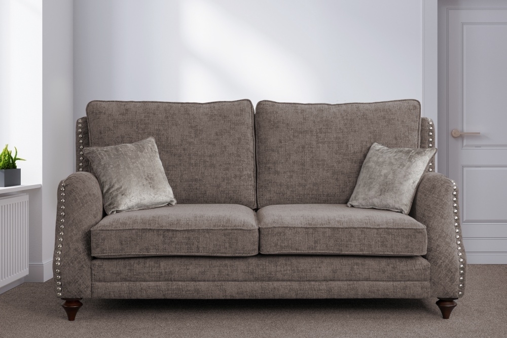 Product photograph of Sweet Dreams Conway Wheat Fabric Sofa from Choice Furniture Superstore.