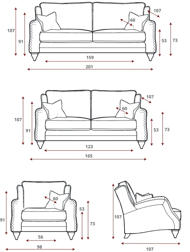 Product photograph of Sweet Dreams Conway Wheat Fabric Sofa from Choice Furniture Superstore.
