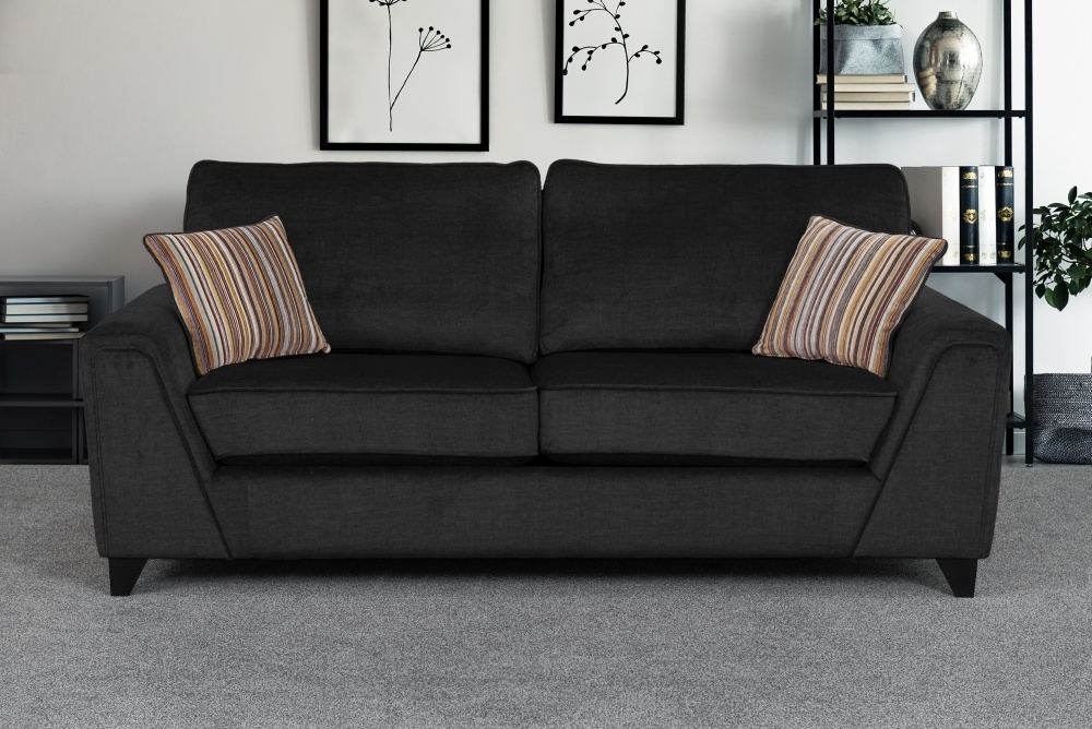Product photograph of Sweet Dreams Lancaster Standard Grey Fabric Sofa from Choice Furniture Superstore.
