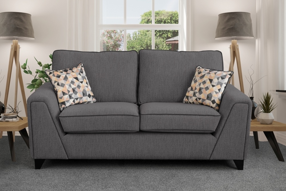 Product photograph of Sweet Dreams Lancaster Two Tone Jade Fabric Sofa from Choice Furniture Superstore.