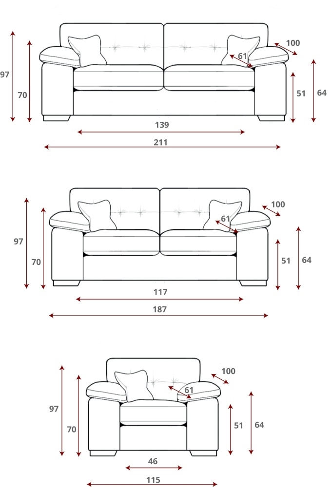 Product photograph of Sweet Dreams Rochester Natural Fabric Sofa from Choice Furniture Superstore.