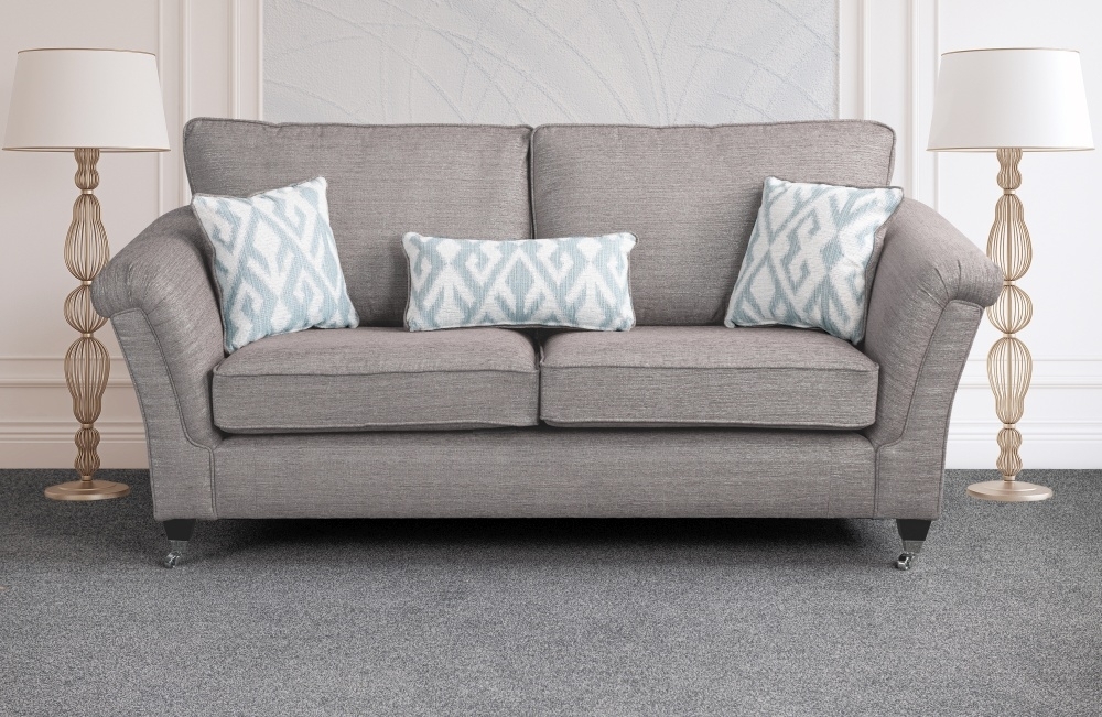 Product photograph of Sweet Dreams Belvoir Granada Natural Fabric Standard Back Sofa from Choice Furniture Superstore.