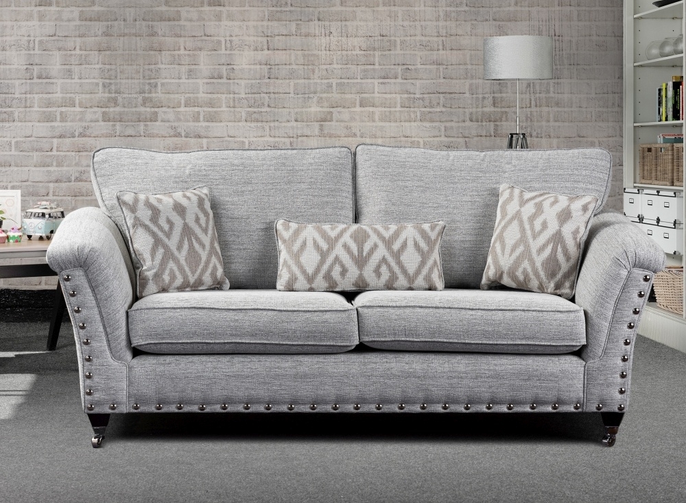 Product photograph of Sweet Dreams Siena Granada Natural Fabric Standard Back Sofa from Choice Furniture Superstore.