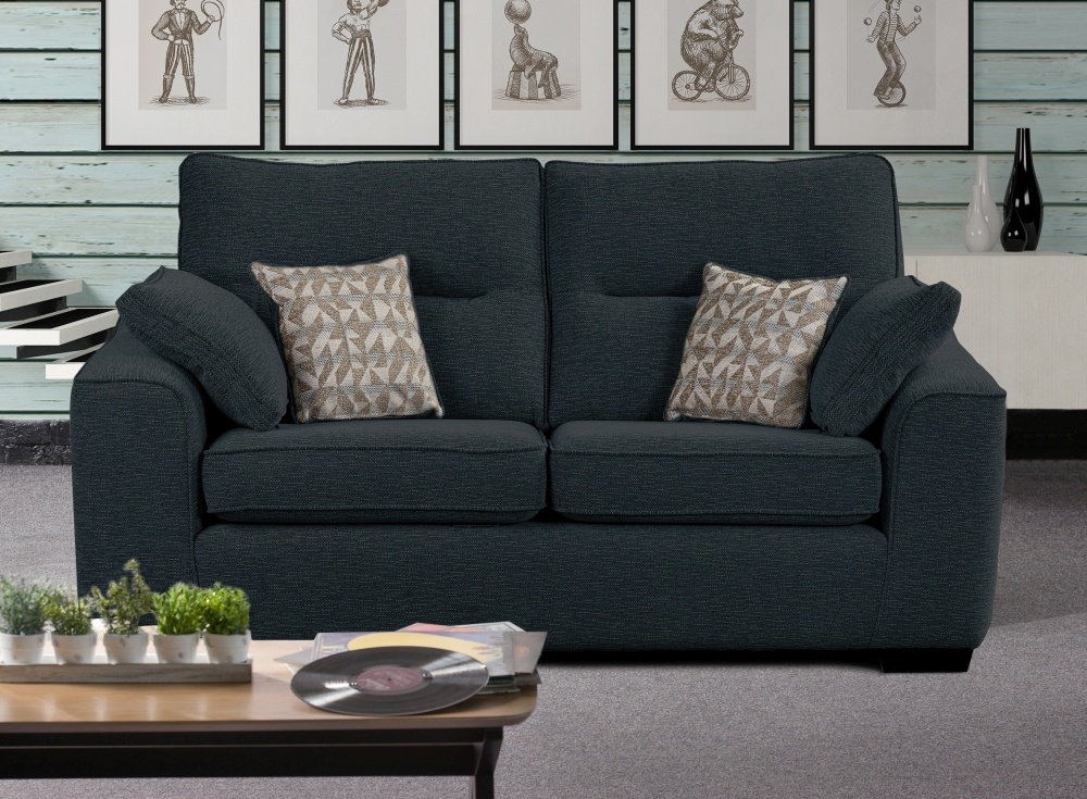 Product photograph of Sweet Dreams Verona Aegean Fabric Sofa from Choice Furniture Superstore.