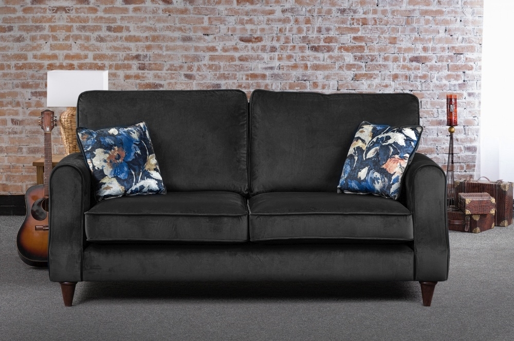 Product photograph of Sweet Dreams Firenze Granite Fabric Sofa from Choice Furniture Superstore.