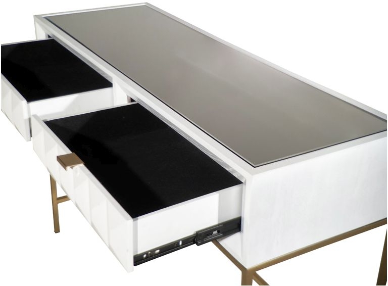 Verona White High Gloss Console Table