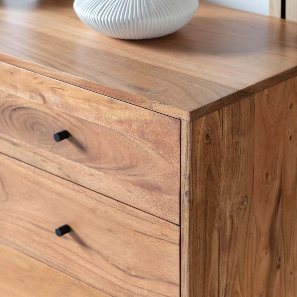 Product photograph of Oklahoma Acacia Wood Large Large Sideboard - 2 Doors from Choice Furniture Superstore.