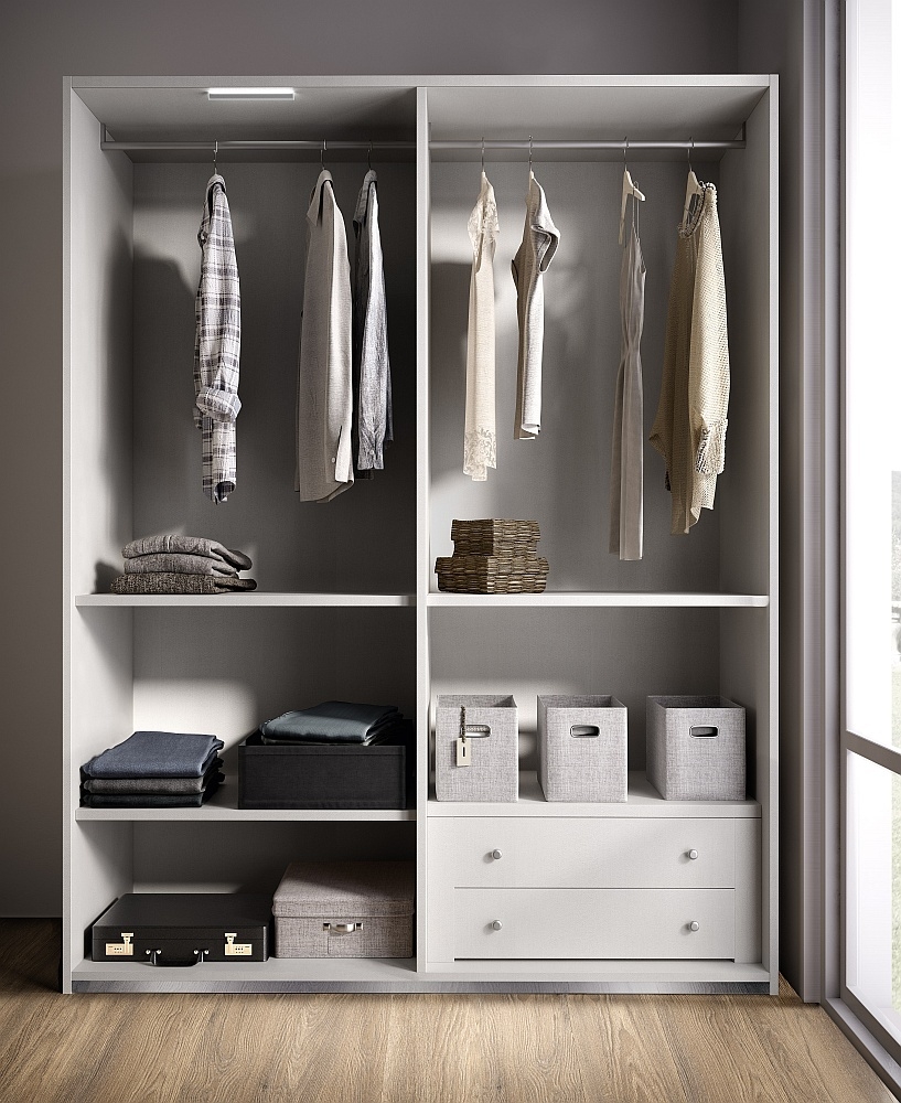 Product photograph of Laura Grey Italian Wardrobe from Choice Furniture Superstore.