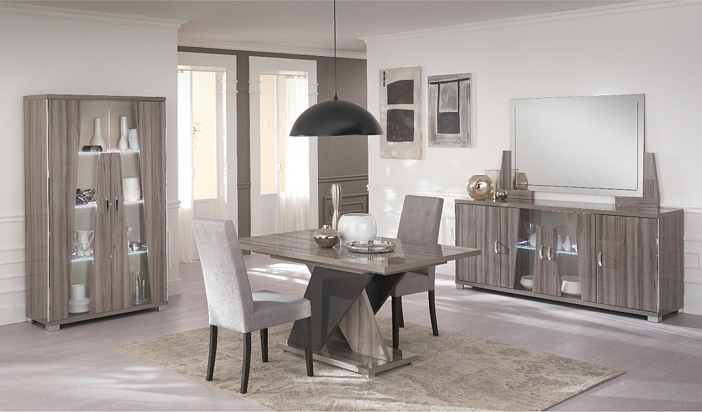 Product photograph of Bagni Fabric Italian Dining Chair Sold In Pairs from Choice Furniture Superstore.