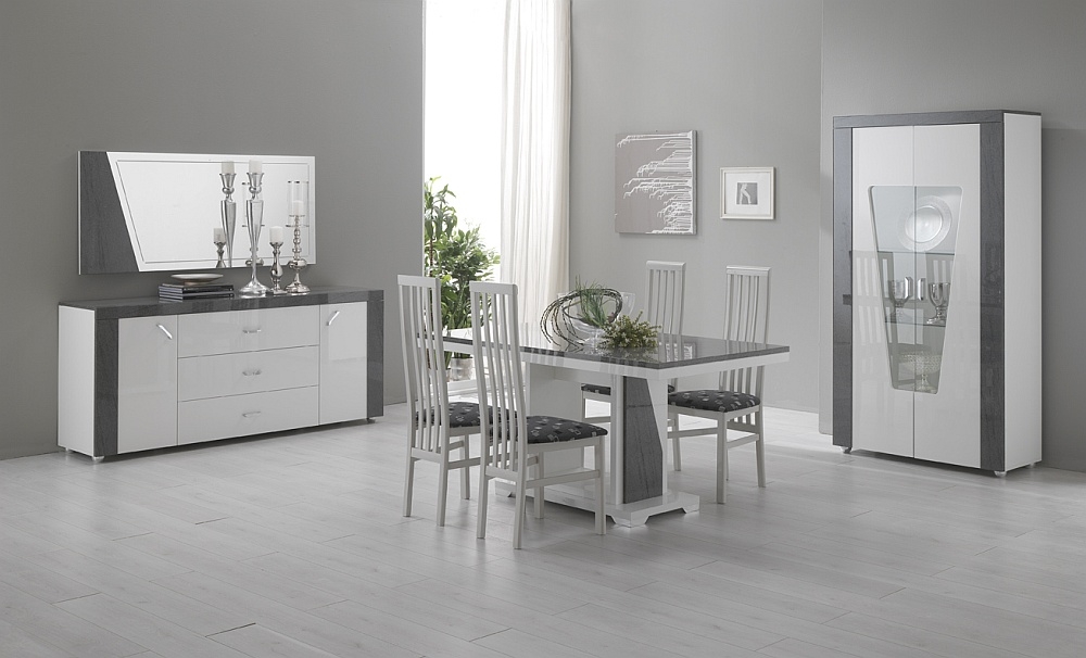 Product photograph of Delia White Italian Dining Chair Sold In Pairs from Choice Furniture Superstore.