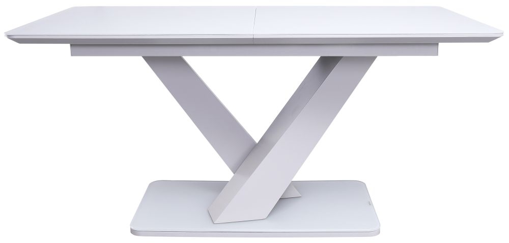 Product photograph of Vida Living Rafael 160cm-200cm Light Grey Extending Dining Table from Choice Furniture Superstore.