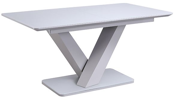 Product photograph of Vida Living Rafael 160cm-200cm Light Grey Extending Dining Table from Choice Furniture Superstore.