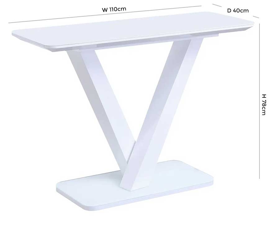 Product photograph of Vida Living Rafael Console Table from Choice Furniture Superstore.