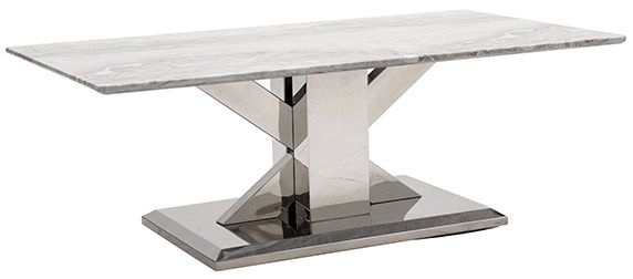 Product photograph of Vida Living Tremmen Grey Marble Coffee Table from Choice Furniture Superstore.