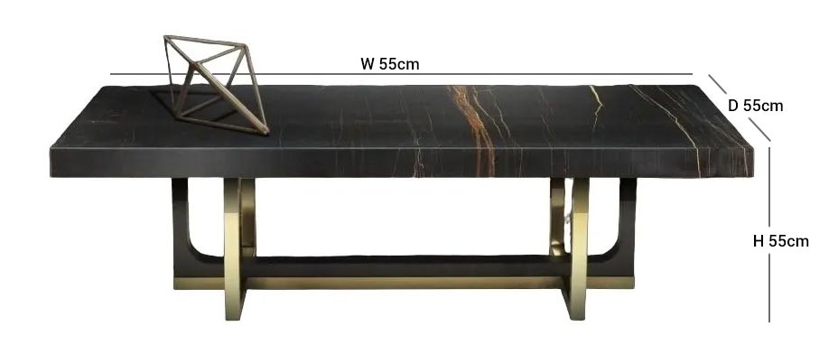 Product photograph of Stone International Harry Occasional Tables - Marble And Metal from Choice Furniture Superstore.