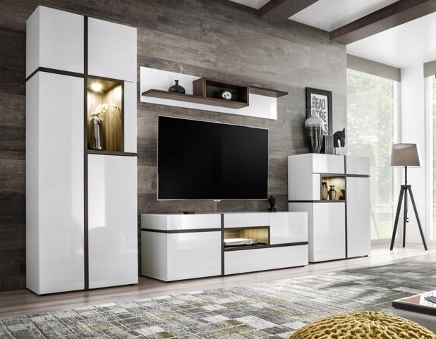 Product photograph of Austin White Gloss 150cm Tv Unit from Choice Furniture Superstore.