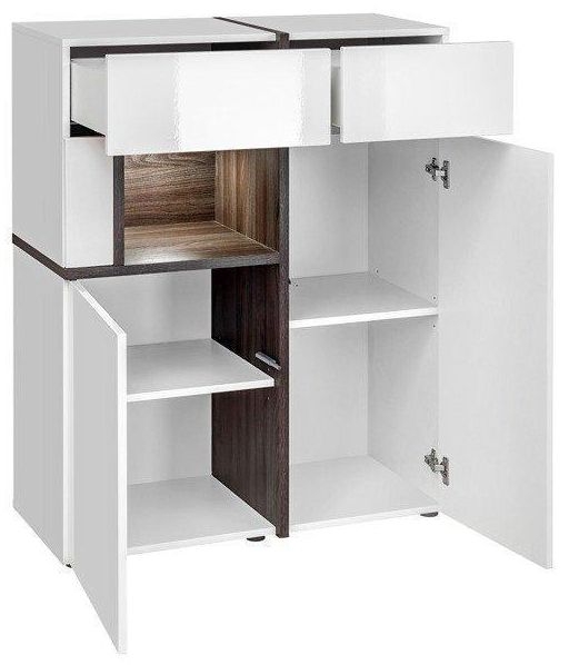 Product photograph of Austin White Display Cabinet from Choice Furniture Superstore.