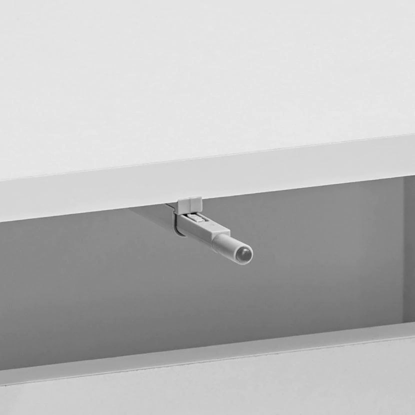 Product photograph of Dunning White Gloss 150cm Tv Unit from Choice Furniture Superstore.