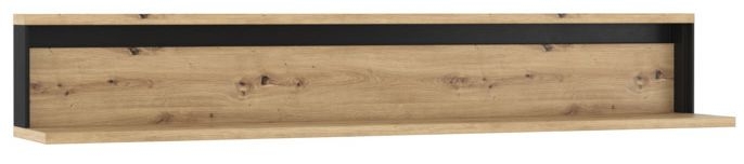 Product photograph of Archer Oak Wall Shelf from Choice Furniture Superstore.