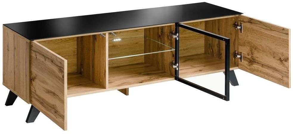 Product photograph of Avondale Oak Effect 100cm Tv Unit from Choice Furniture Superstore.