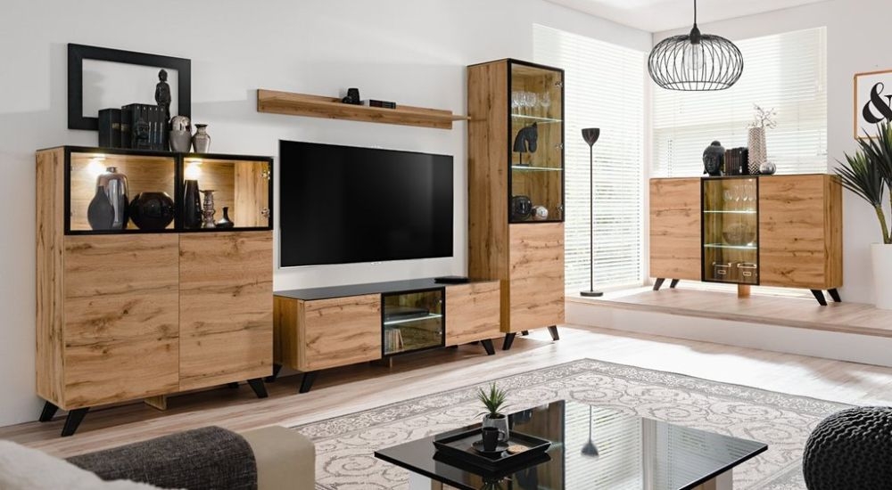 Product photograph of Avondale Oak Effect 100cm Tv Unit from Choice Furniture Superstore.