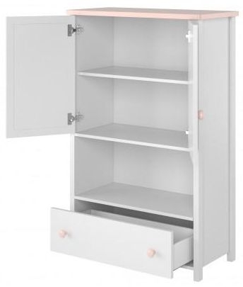 Product photograph of Luna White Cabinet from Choice Furniture Superstore.